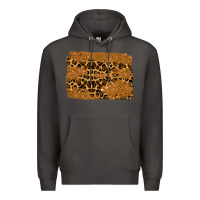 Smoke leopard glitter background Premium Hoodie - RanaPortraitStore