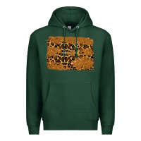 Sports Green leopard glitter background Premium Hoodie - RanaPortraitStore