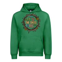 Emerald when he was one the cross i was one his mind Urban Hoodie - MaliasSmallBusiness