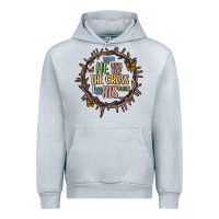 Heather Grey when he was one the cross i was one his mind Urban Hoodie - MaliasSmallBusiness