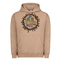 Pigment Burro when he was one the cross i was one his mind Urban Hoodie - MaliasSmallBusiness