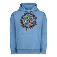 Pigment Pebble Blue when he was one the cross i was one his mind Urban Hoodie - MaliasSmallBusiness