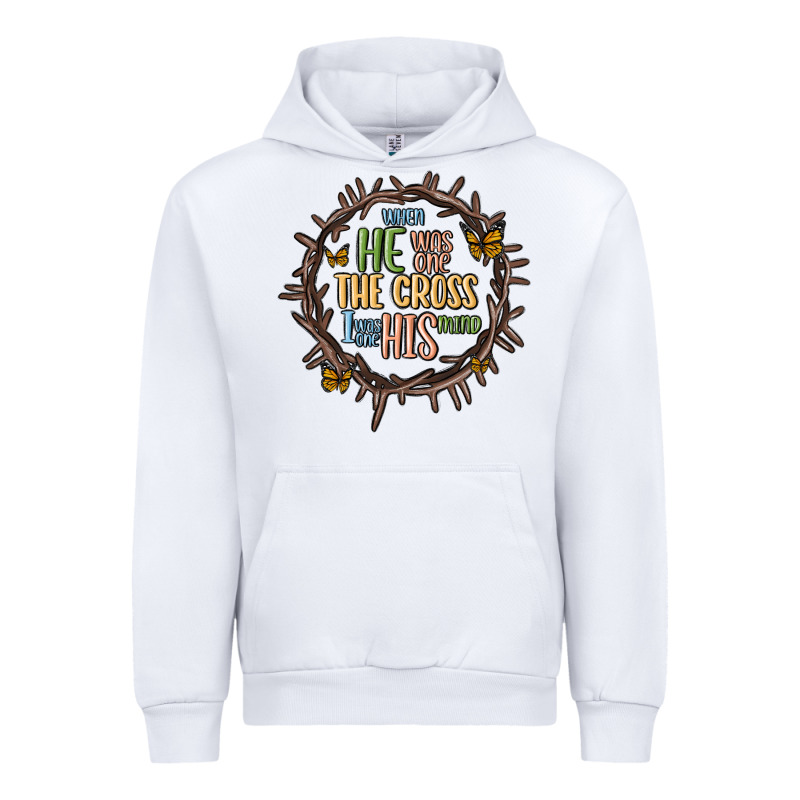When He Was One The Cross I Was One His Mind Urban Hoodie by MaliasSmallBusiness | Teevron