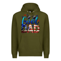 Army Green Cool American Dad Premium Hoodie - LillyAllenDesigns