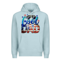 Blue Mist Cool American Dad Premium Hoodie - LillyAllenDesigns