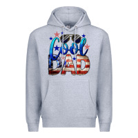 Heather Grey Cool American Dad Premium Hoodie - LillyAllenDesigns