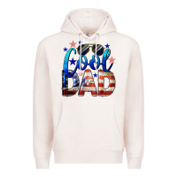 Pale Pink Cool American Dad Premium Hoodie - LillyAllenDesigns