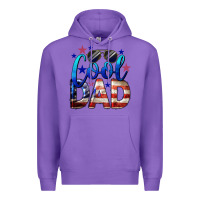 Purple Cool American Dad Premium Hoodie - LillyAllenDesigns