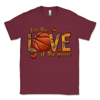 Burgundy for the love of the game basketball Classic Tee - texasbilliewilder