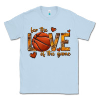 Dusty Blue for the love of the game basketball Classic Tee - texasbilliewilder