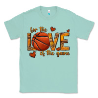 Seafoam for the love of the game basketball Classic Tee - texasbilliewilder