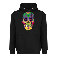 Black sugar skull Heavyweight Hoodie - FaDigitalArtStudio