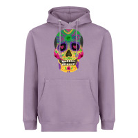 Lavender sugar skull Heavyweight Hoodie - FaDigitalArtStudio