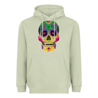 Matcha sugar skull Heavyweight Hoodie - FaDigitalArtStudio