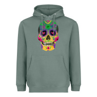 Sage sugar skull Heavyweight Hoodie - FaDigitalArtStudio