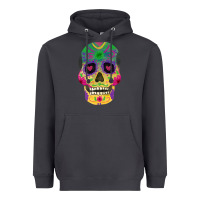 Smoke sugar skull Heavyweight Hoodie - FaDigitalArtStudio