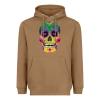 Toasted Coconut sugar skull Heavyweight Hoodie - FaDigitalArtStudio