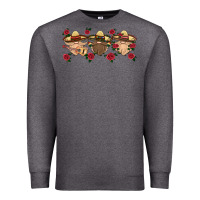 Charcoal Heather mexico gnomes Premium Sweatshirt - HRA Design Shop