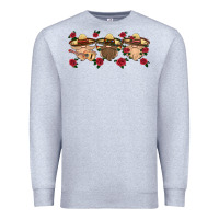Heather Grey mexico gnomes Premium Sweatshirt - HRA Design Shop