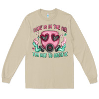 Mushroom love is in the air Long Sleeve Tee - MaliasSmallBusiness