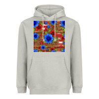Moon Dust patriotic flowers seamless pattern Heavyweight Hoodie - HRA Design Shop