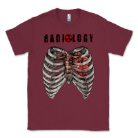Burgundy Radiology Classic Tee - RanaPortraitStore