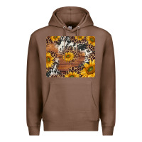 Chestnut sunflowers cowhide leopard mousepad Premium Hoodie - Jasminsmagicworld