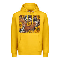Lemon sunflowers cowhide leopard mousepad Premium Hoodie - Jasminsmagicworld