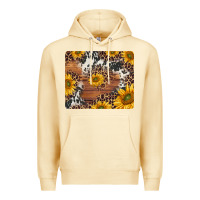 Pina Colada sunflowers cowhide leopard mousepad Premium Hoodie - Jasminsmagicworld