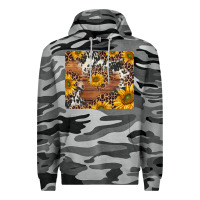 Slate Camo sunflowers cowhide leopard mousepad Premium Hoodie - Jasminsmagicworld