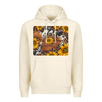 Tofu sunflowers cowhide leopard mousepad Premium Hoodie - Jasminsmagicworld