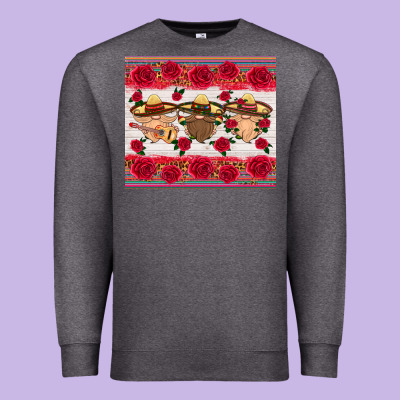 Mexico Gnomes Premium Sweatshirt Designed By Hra Design Shop