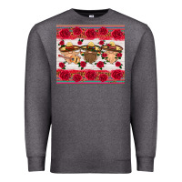 Charcoal Heather mexico gnomes Premium Sweatshirt - HRA Design Shop