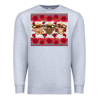 Heather Grey mexico gnomes Premium Sweatshirt - HRA Design Shop
