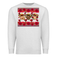 Oatmeal Heather mexico gnomes Premium Sweatshirt - HRA Design Shop