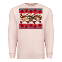 Pale Pink mexico gnomes Premium Sweatshirt - HRA Design Shop