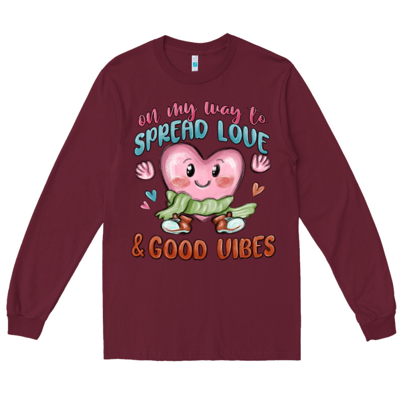 On My Way To Spread Love Long Sleeve Tee by MaliasSmallBusiness | Teevron