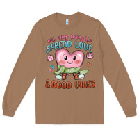Toasted Coconut on my way to spread love Long Sleeve Tee - MaliasSmallBusiness