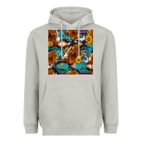 Moon Dust sunflower horses seamless pattern Heavyweight Hoodie - HRA Design Shop