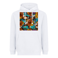 White sunflower horses seamless pattern Heavyweight Hoodie - HRA Design Shop