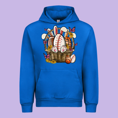 Easter Basket Sports Urban Hoodie Designed By Maliassmallbusiness