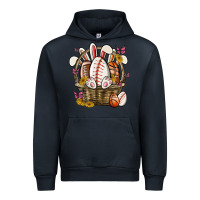 Navy easter basket sports Urban Hoodie - MaliasSmallBusiness
