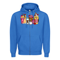 True Royal princess cartoon coffee cups Zipper Hoodie - Zillion Design Studio