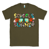 Army Green school's out for summer Classic Tee - Zillion Design Studio