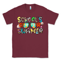 Burgundy school's out for summer Classic Tee - Zillion Design Studio