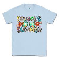 Dusty Blue school's out for summer Classic Tee - Zillion Design Studio