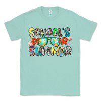 Seafoam school's out for summer Classic Tee - Zillion Design Studio