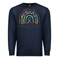 Navy autism awareness Premium Sweatshirt - CowhideDigitalArt