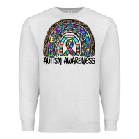 Oatmeal Heather autism awareness Premium Sweatshirt - CowhideDigitalArt