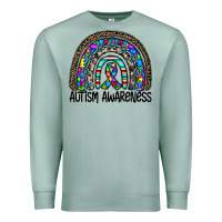 Seafoam autism awareness Premium Sweatshirt - CowhideDigitalArt